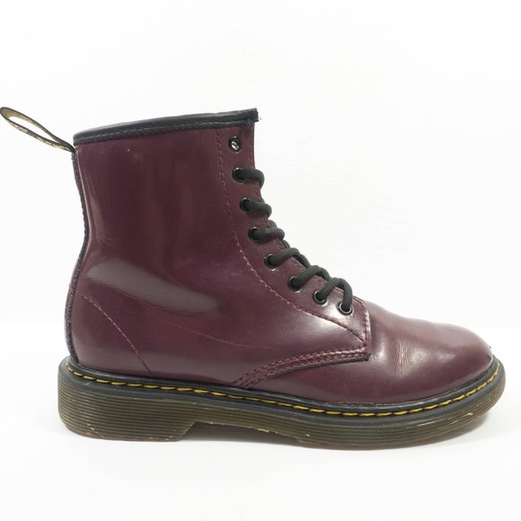 Dr Martens 1460 Patent Leather Lace Up Boots - Women's Size 5 - Picture 4 of 9